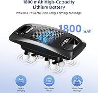 Vista 3 de cotsoco 20-Head Massage Gun Set, Deep Tissue Percussion Massager with 9 Modes and 9 Intensities, Quiet Handheld Muscle Massager for Back, Shoulders