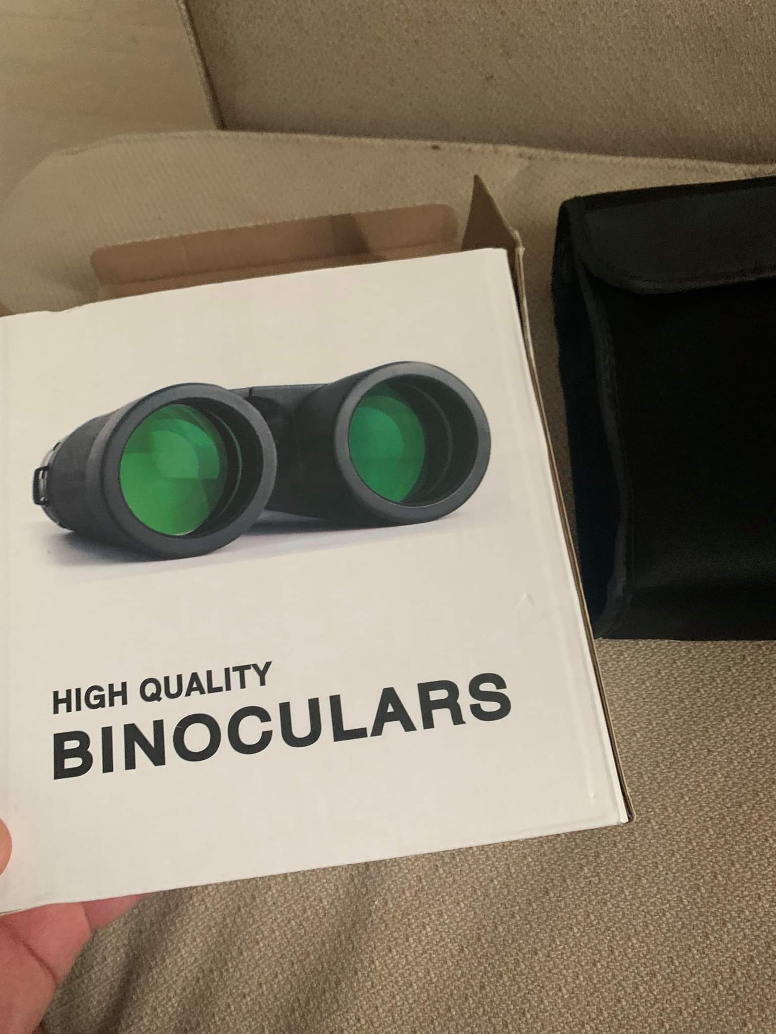 双眼鏡 HY1242 10x42双眼鏡 20mmラージビュー接眼レンズ BAK4クリア