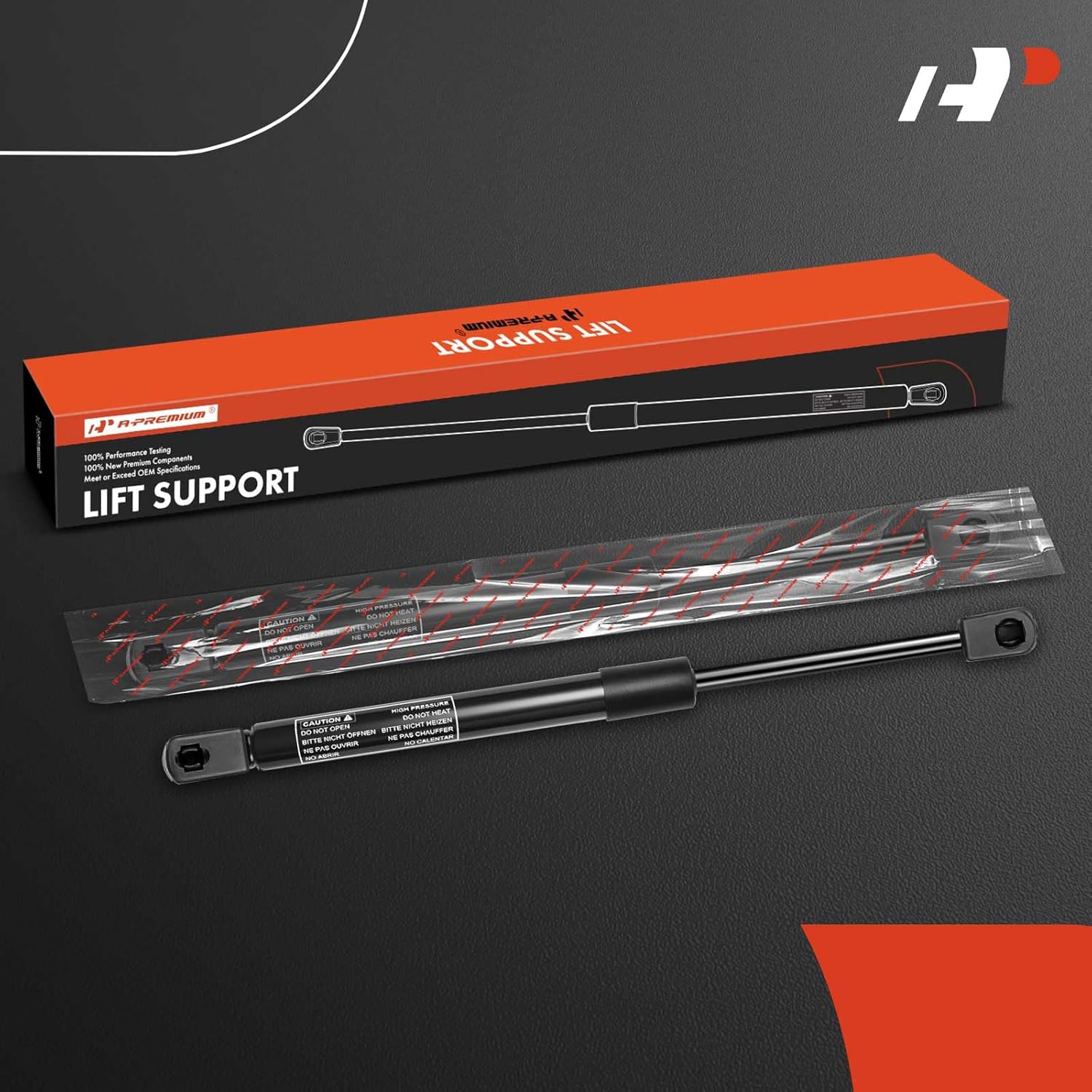 A-Premium Tailgate Rear Trunk Lift Supports Shock Struts Compatible with Select Chevrolet and Pontiac Models - Cobalt 2005-2010, Pursuit 2005-2006, G5 2007-2009 - Replace# 15246902, 15836654(2PC Set)