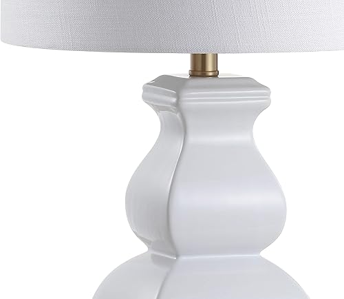 Miniatura 5 de JONATHAN Y JYL3049B Vienna - Lámpara de mesa LED de cerámica de 25.5 pulgadas, contemporánea, transicional, mesita de noche, mesita de noche para