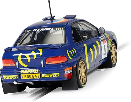 Miniatura 4 de Scalextric Subaru Impreza WRX Colin McRae 1995 World Champion Edition 132 Slot Race Car C4428