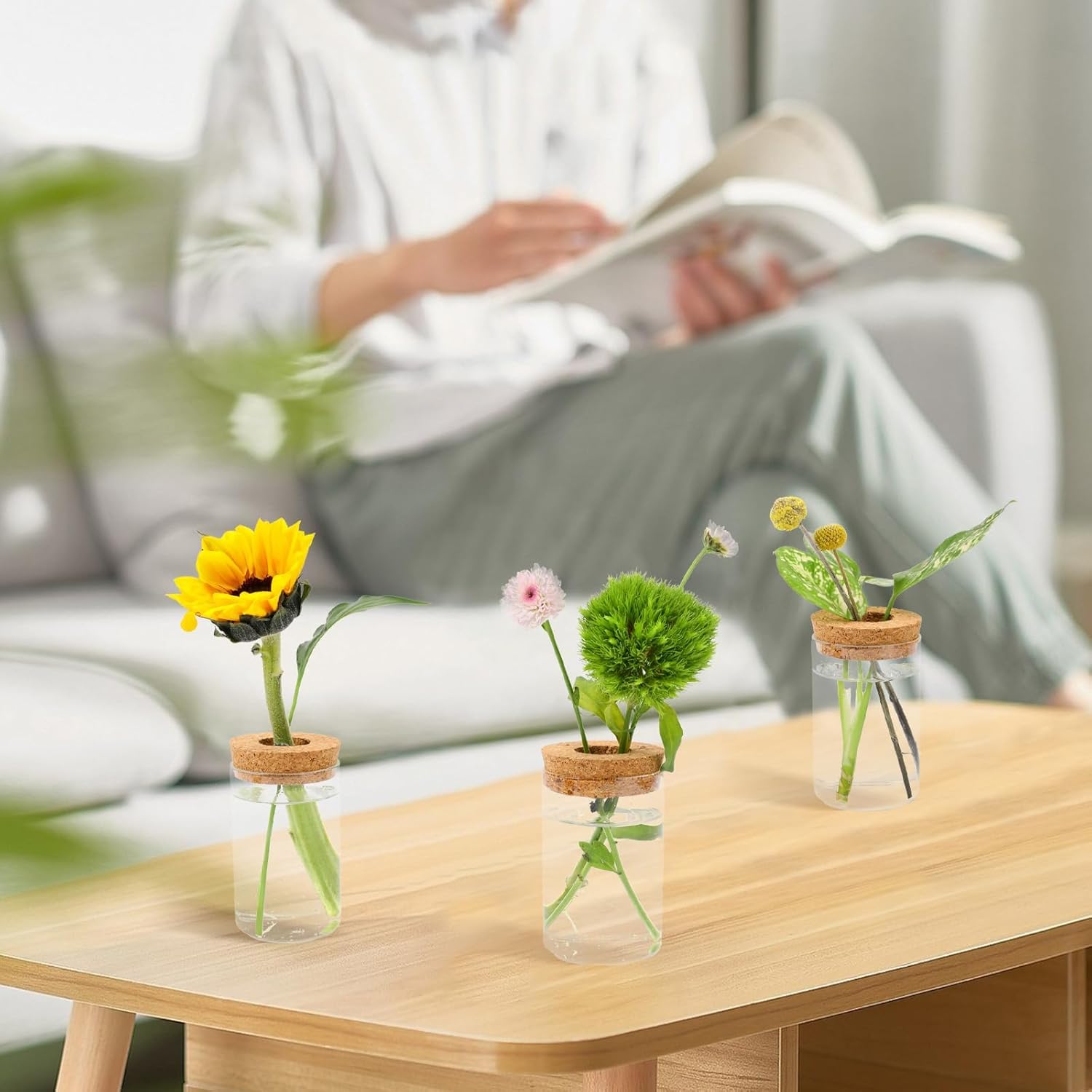 Propagation Stations, Plant Terrarium for Indoor Hydroponic Decor, Glass planters for Fresh Cuttings, Unique Birthday Gifts for Women & Mom, Home/Office Decor - Image 8