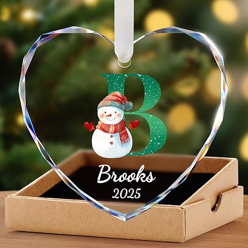 Miniatura 19 de Adornos de Navidad personalizados para la familia 2025, adornos de foto personalizados para el árbol de Navidad, adorno de foto, decoración de árbol