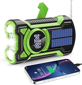 Amazon.com: IPX5 Waterproof Emergency Weather Radio, Bluetooth Portable ...
