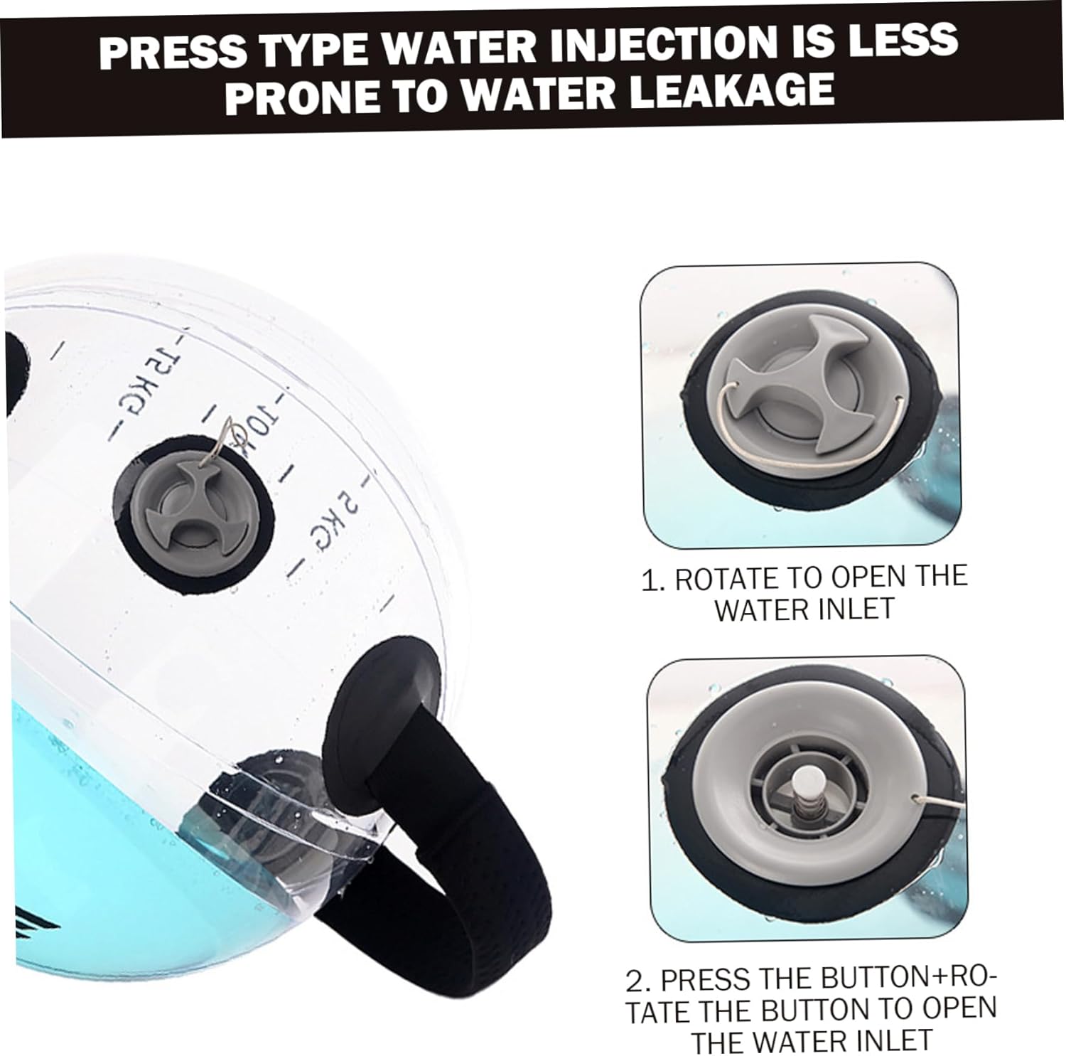 Water Weights Aqua Bag, Workout Sandbag Alternative Strength Training Sand Bag Portable Stability Fitness Equipment – Core and Balance Training for Home Gym