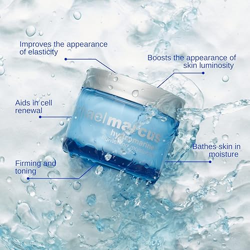 Michael Marcus Hydromarine - Crema hidratante hidratante hidratante facial diaria para hombres y mujeres fórmula a base de plantas que apoya la Michael Marcus Hydromarine - Crema hidratante hidratante hidratante facial diaria para hombres y mujeres fórmula a base de plantas que apoya la