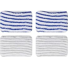 Washable Mop Pads, Compatible for Rowenta ZR850002 ZR005801 ZR005804 RY7/RY8, Steam Cleaner Accessories Part4-pcs