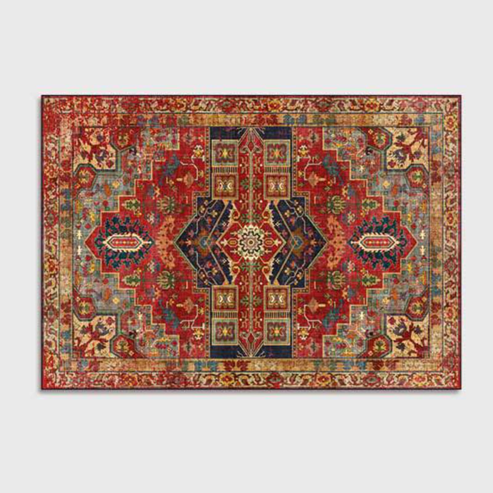 Klassiek Vloerkleed - Caracci - Blauw / Multi