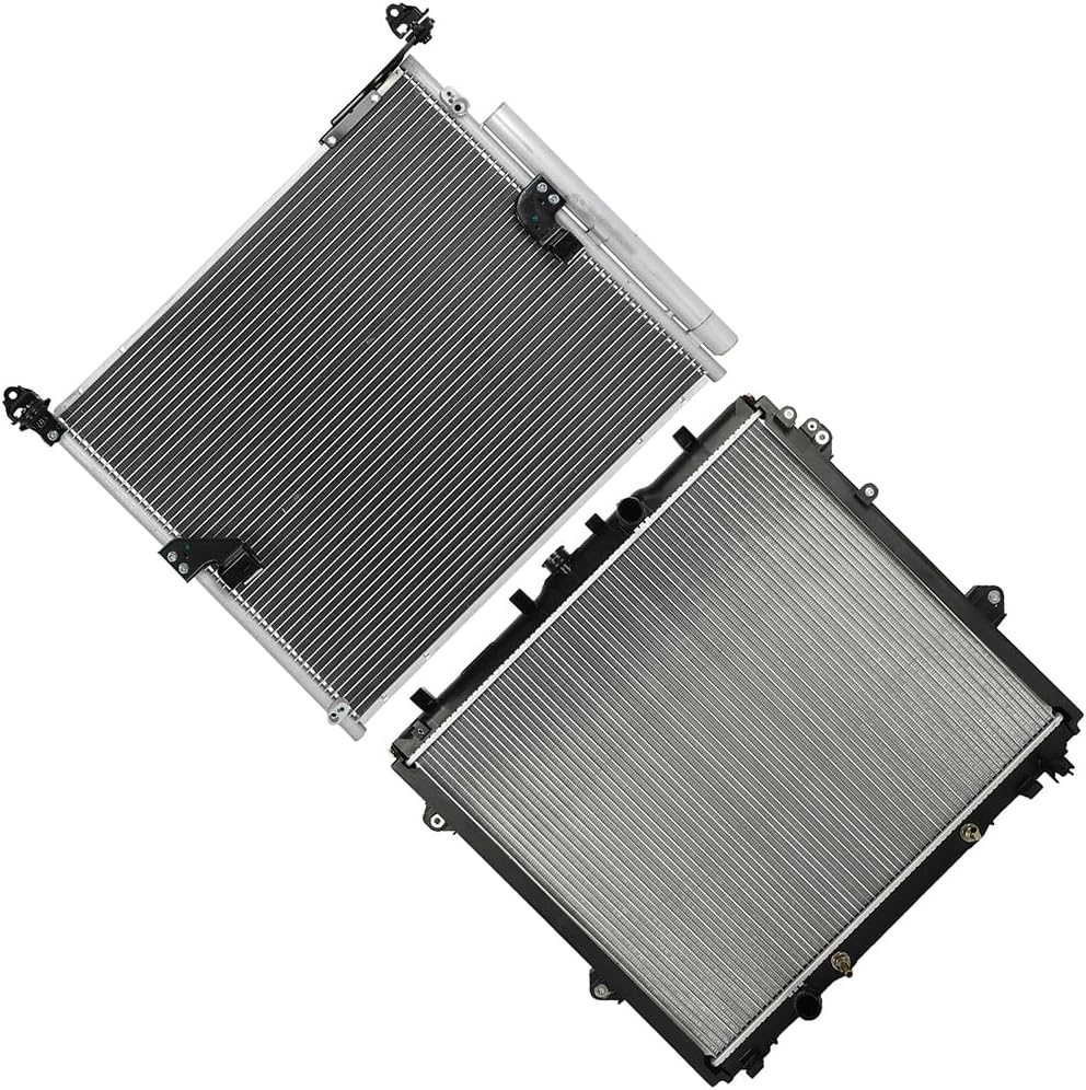 OCPTY Aluminum Radiator Replacement 2010-2020 for Toyota for 4Runner Plastic Radiator Auto Parts Complete radiator Radiator Engine Coolant Radiator Assembly Radiator