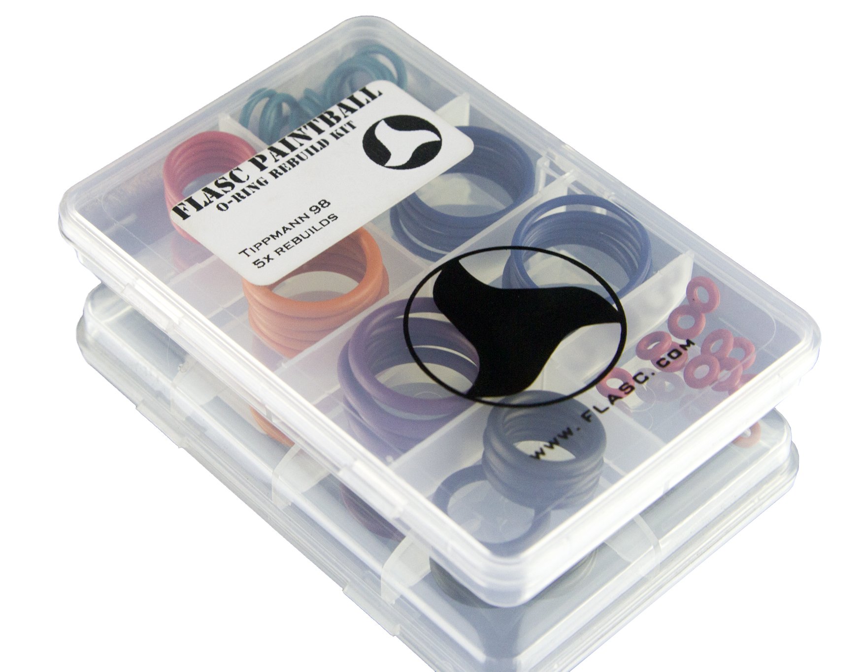Tippmann 98 5x Color Coded Paintball O-Ring Rebuild Kit