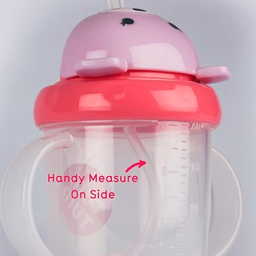 Miniatura 3 de Tippy Up - Vaso para sorber de flujo libre (sin válvula), vaso para niños pequeños, sin BPA (Betsy Bear 6.8 fl oz)
