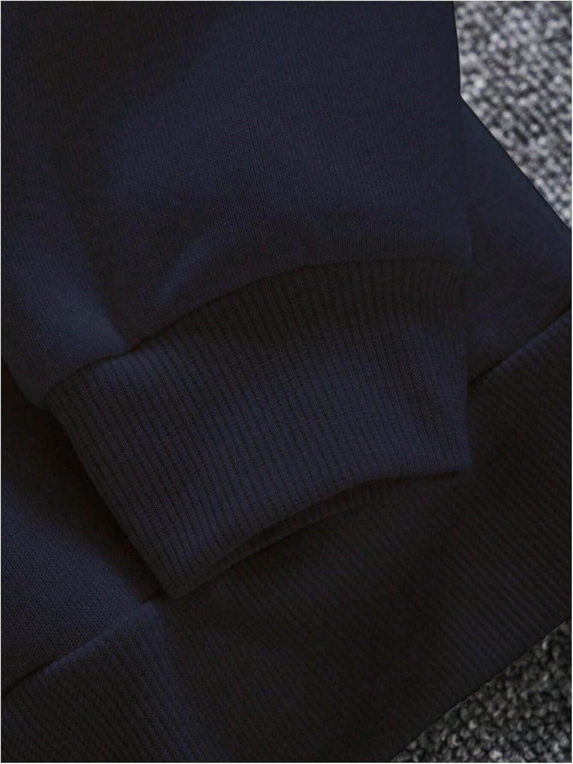 SweatyRocks Men's Letter Graphic Crew Neck Sweatshirts Casual Long Sleeve Loose Pullover Tops - Image 2