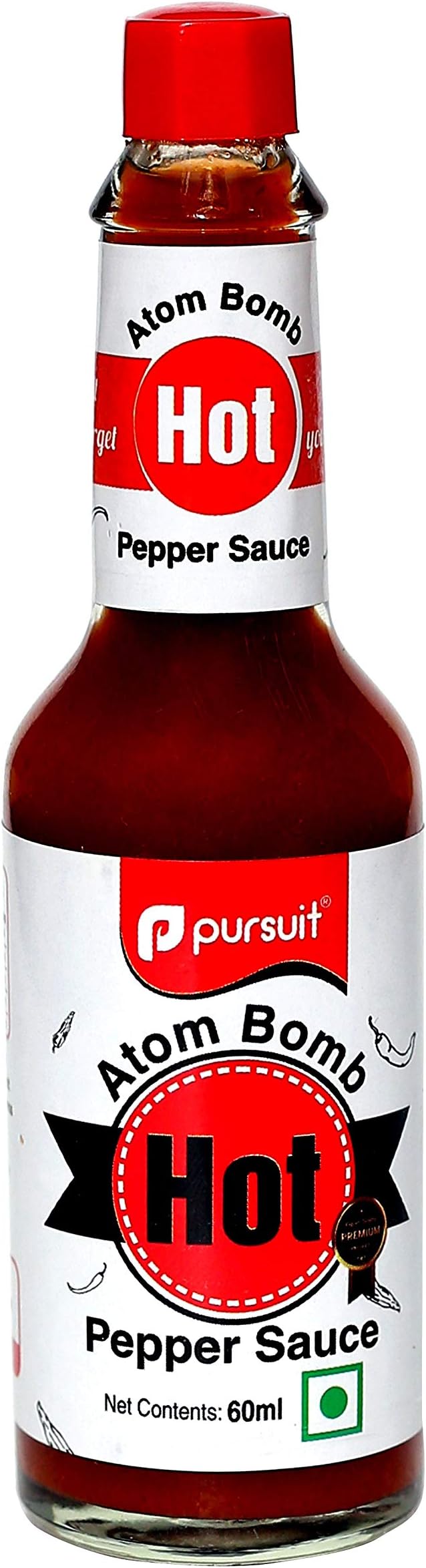 Pursuit Industries Atom Bomb Hot Pepper Sauce (60 ml)