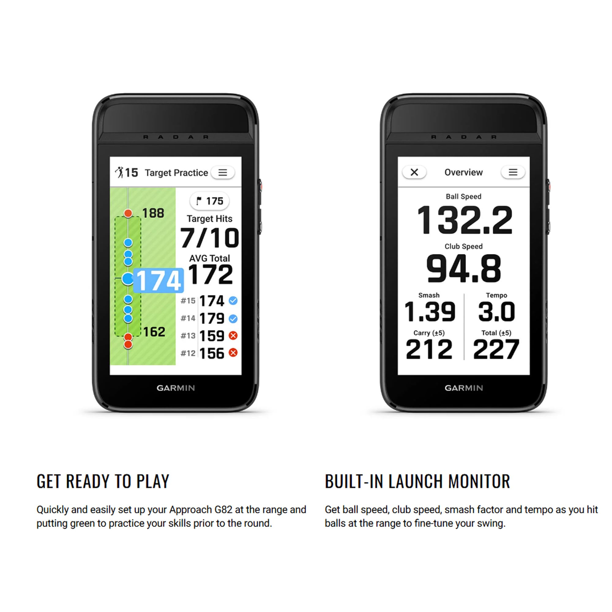Amazon.co.jp: Garmin Approach G82 ローンチモニターとプレミアム