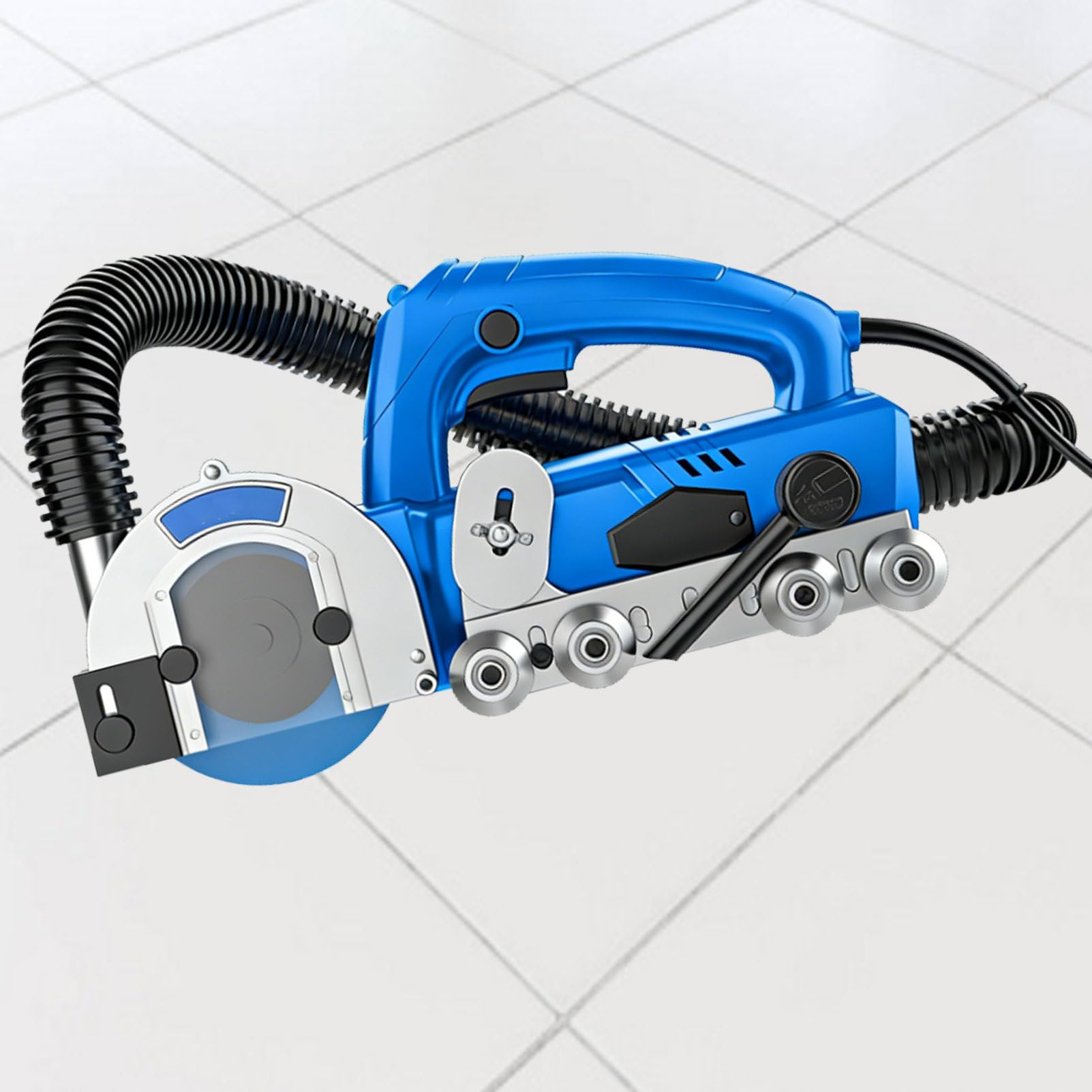 Máquina eléctrica de eliminación de lechada, herramienta de limpieza de lechada de 1200 W para suelos de azulejos, 9000 RPM, eliminación eficiente de lechada vieja y cemento, diseño compacto para un