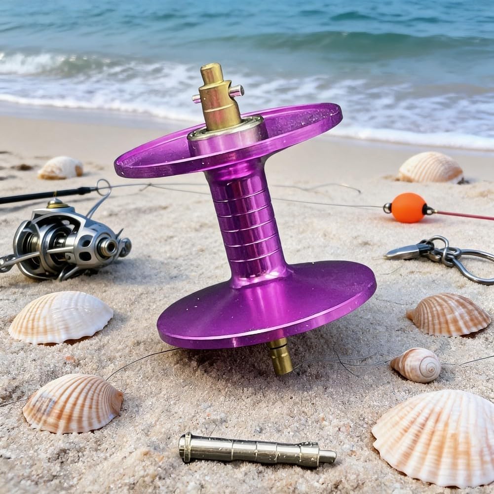 Bobina in metallo ad albero corto per mulinelli Abu Casting Nero | Costruzione in alluminio, capacità di linea profonda, adatta per abu per stx B4P4 JLEE, finitura nera, design leggero