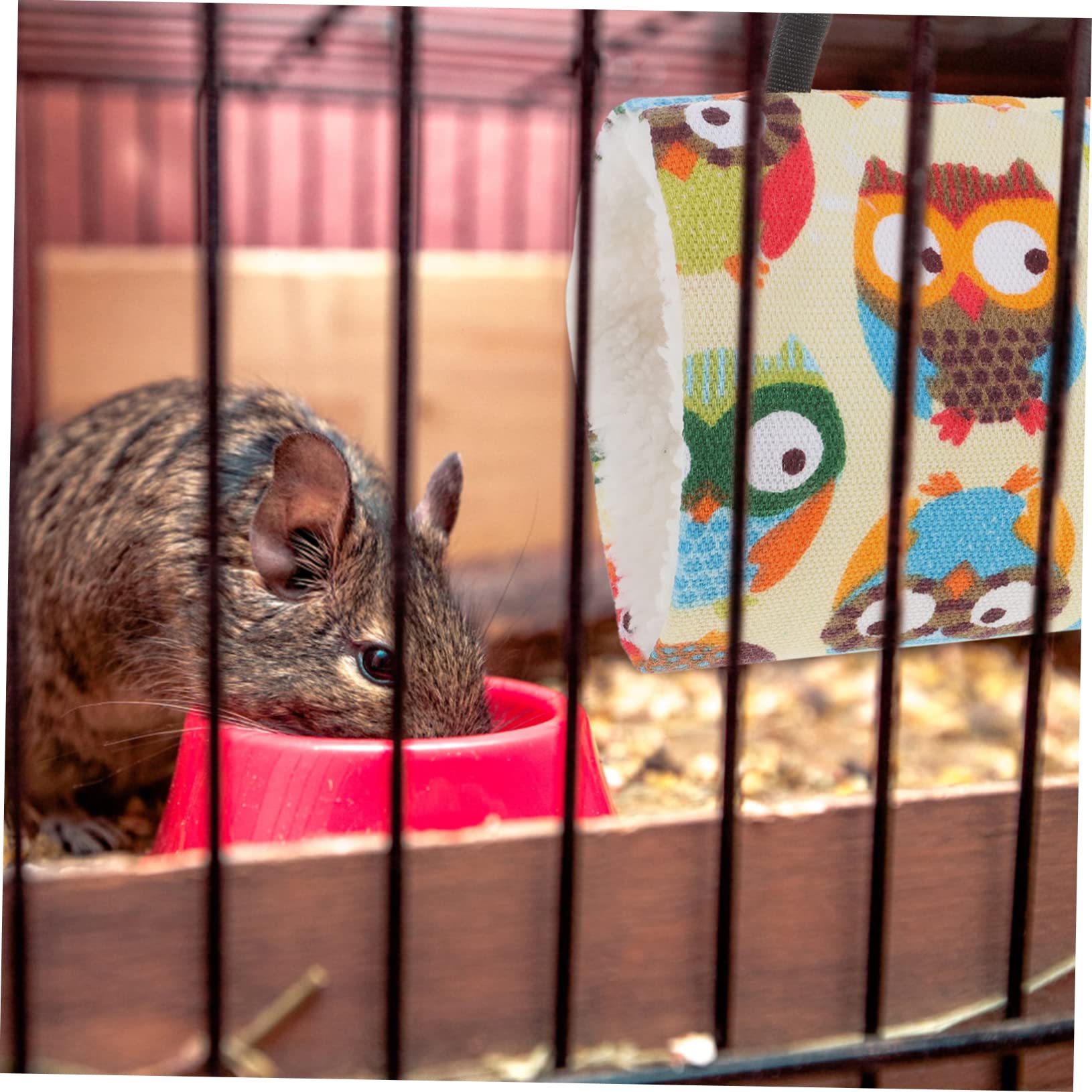 Mipcase 5pezzi Tunnello Per Piccoli Animali Con Design Unico Rifugio Caldo Per Criceti e Furetti Accessorio Per Gabbie Gioco Comodo e Sicuro Per Animali Domestici