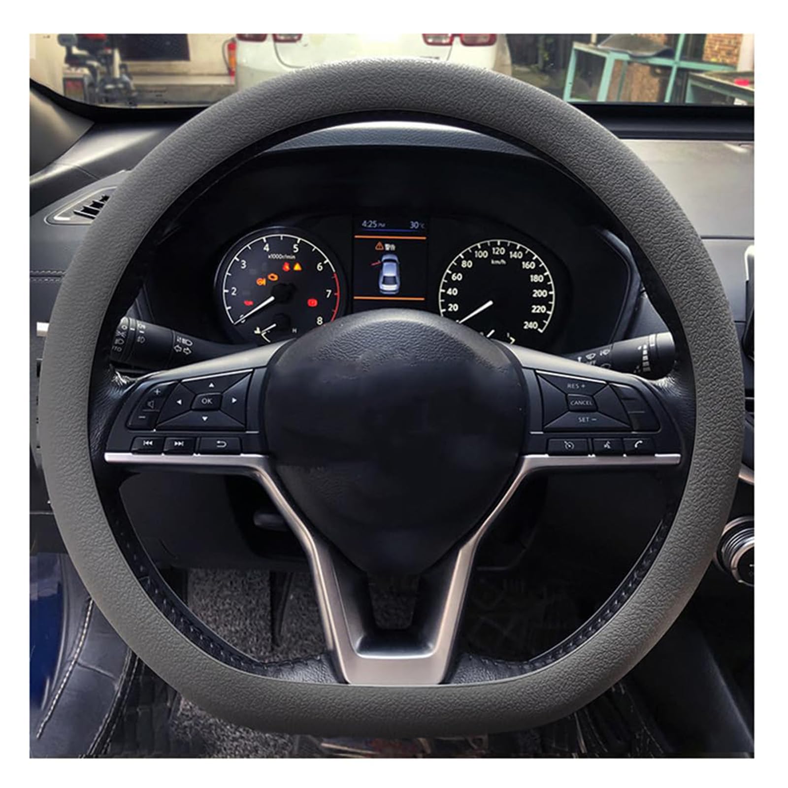 HJXCFUCDV Silicone Steering Wheel Cover,for Benz Vito W638, W639 (1996-2014) Non Slip Protector Elastic Universal Vehicle Gear Glove Odourless Stretchable Grip,B