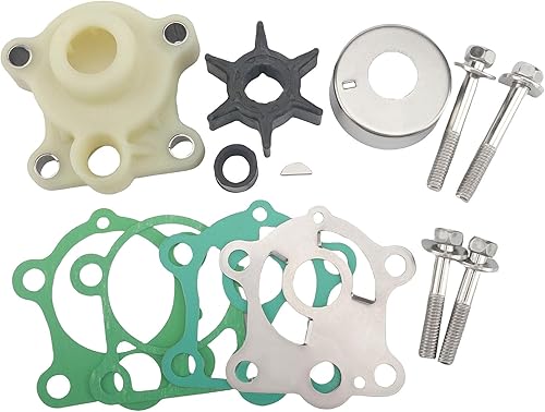 Miniatura 20 de 6N0-W0078 Kit de impulsor de bomba de agua para Yamaha fueraborda 2 tiempos de 6 8 HP 6G1-W0078-00-00 6G1-W0078-A1-00 Sierra 18-3460