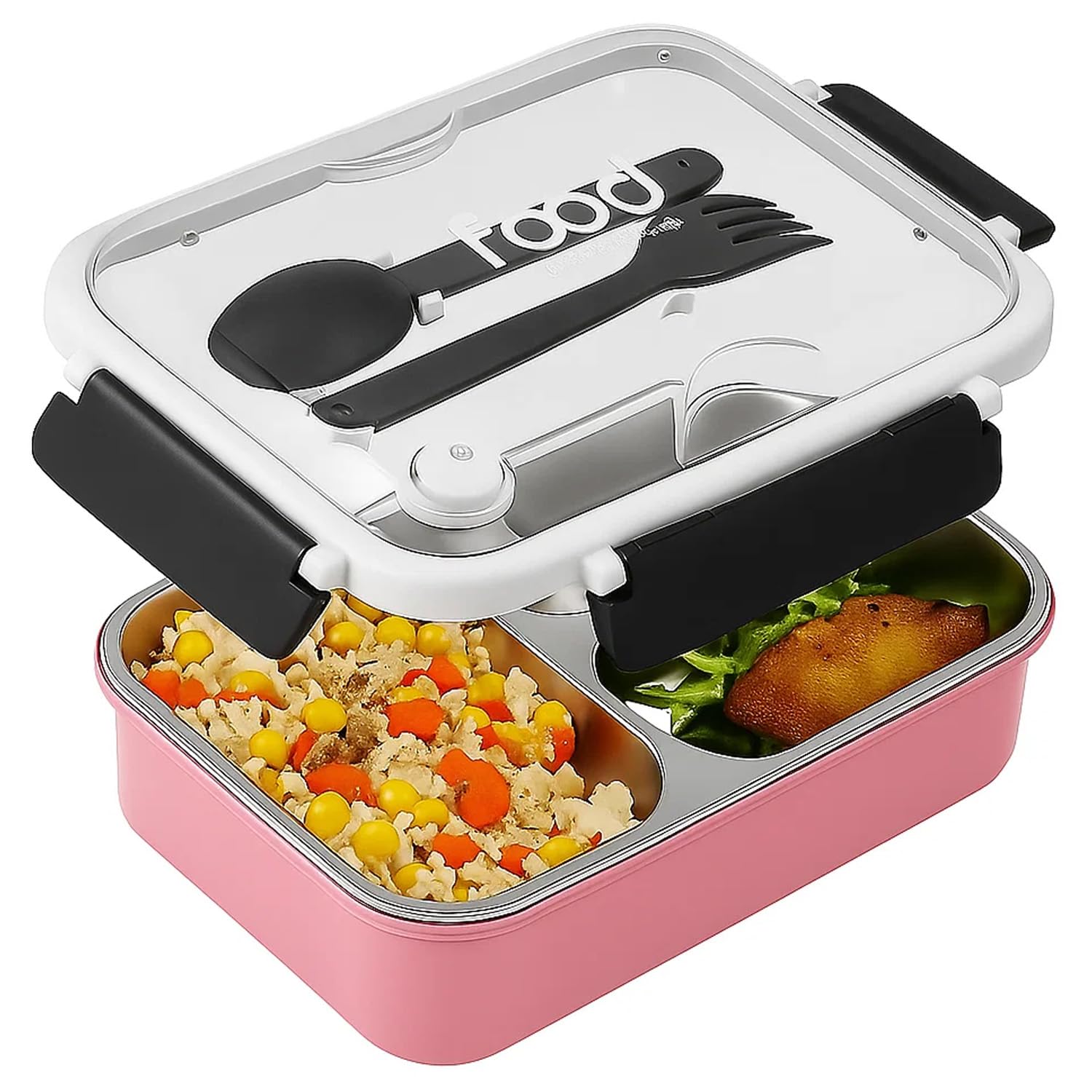TuCo® Lunch Box 3 Compartment, 820ml, Yellow and Blue — Amazon image 10