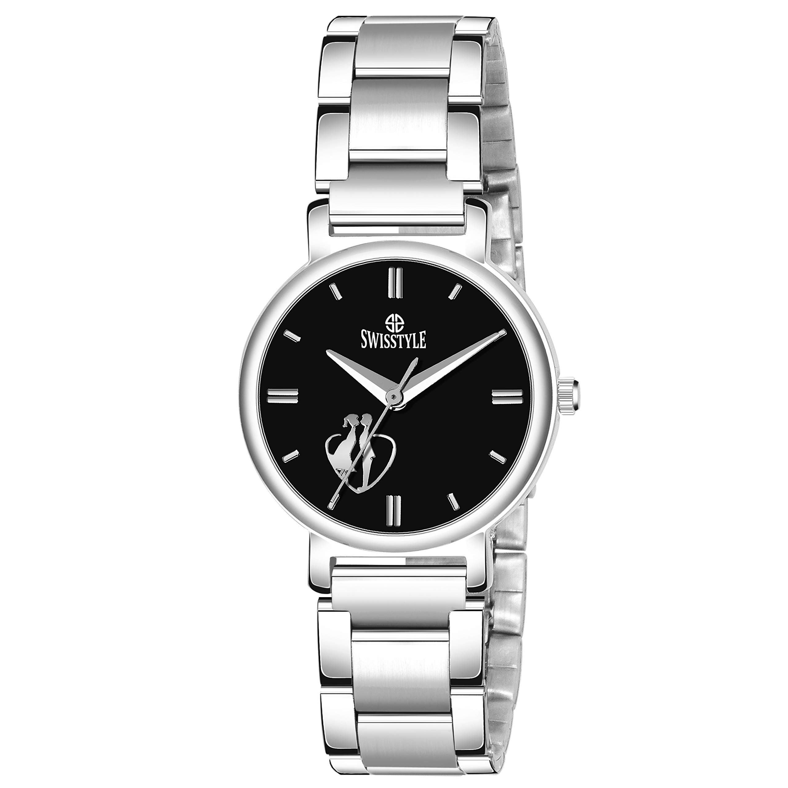 SWISSTYLE Black Dial Analog Womens Watch-SS-LR109-BLK-CH (B0827TG8T6) Amazon Price History, Amazon Price Tracker