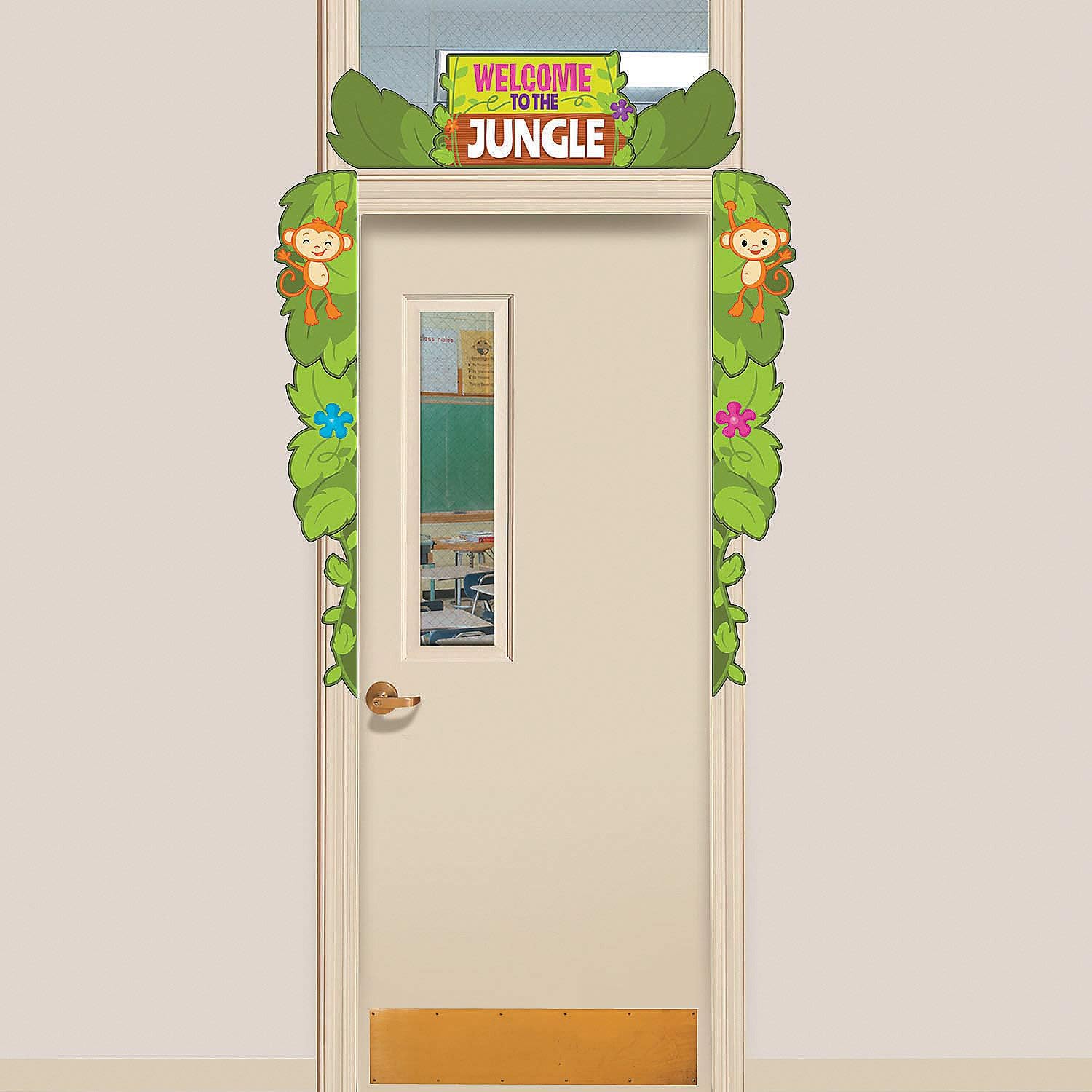 Fun Express Jungle Door Border, 9 Pieces