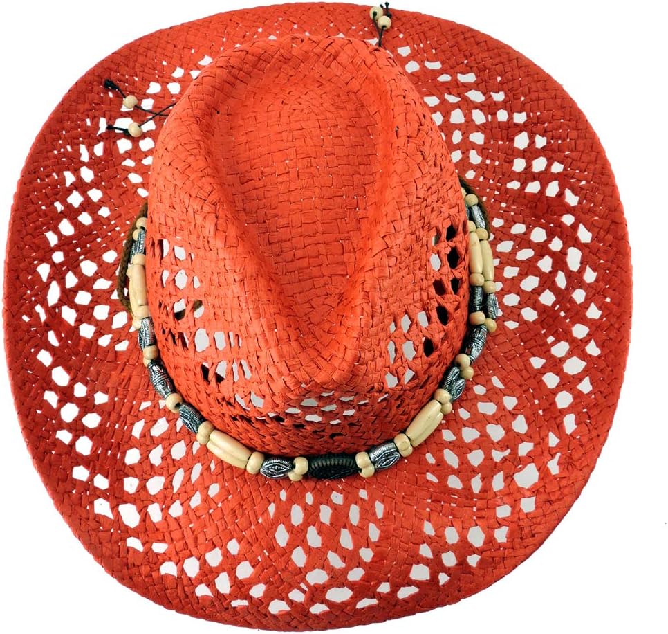 Straw Cowboy Hat Cowgirl Hats Men Women Sun Hat Sombreros Vagueros Classic Western Accents Sombreros