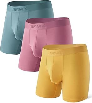 Valentines Day Underwear For Men Dual Pouch Boxer Briefs Soft & Moisture Wicking Rayon From Bamboo Underwear men