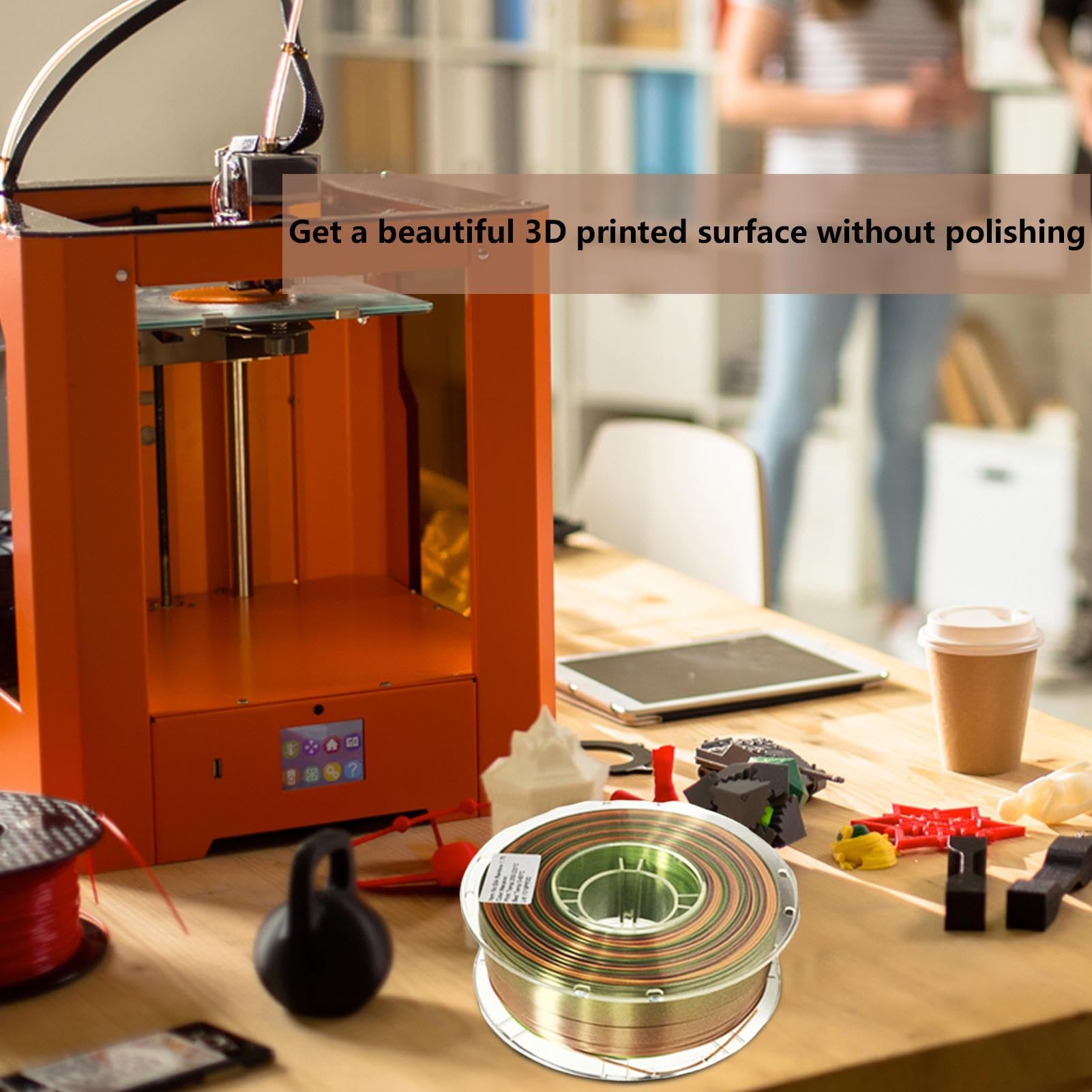 Filamento de seda PLA de impresión 3D | Filamento de bobina de impresión