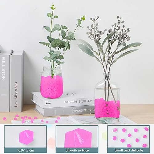 Miniatura 8 de 300 piedras que brillan en la oscuridad que brillan en la oscuridad, piedras luminosas para exteriores que brillan en la oscuridad, piedras