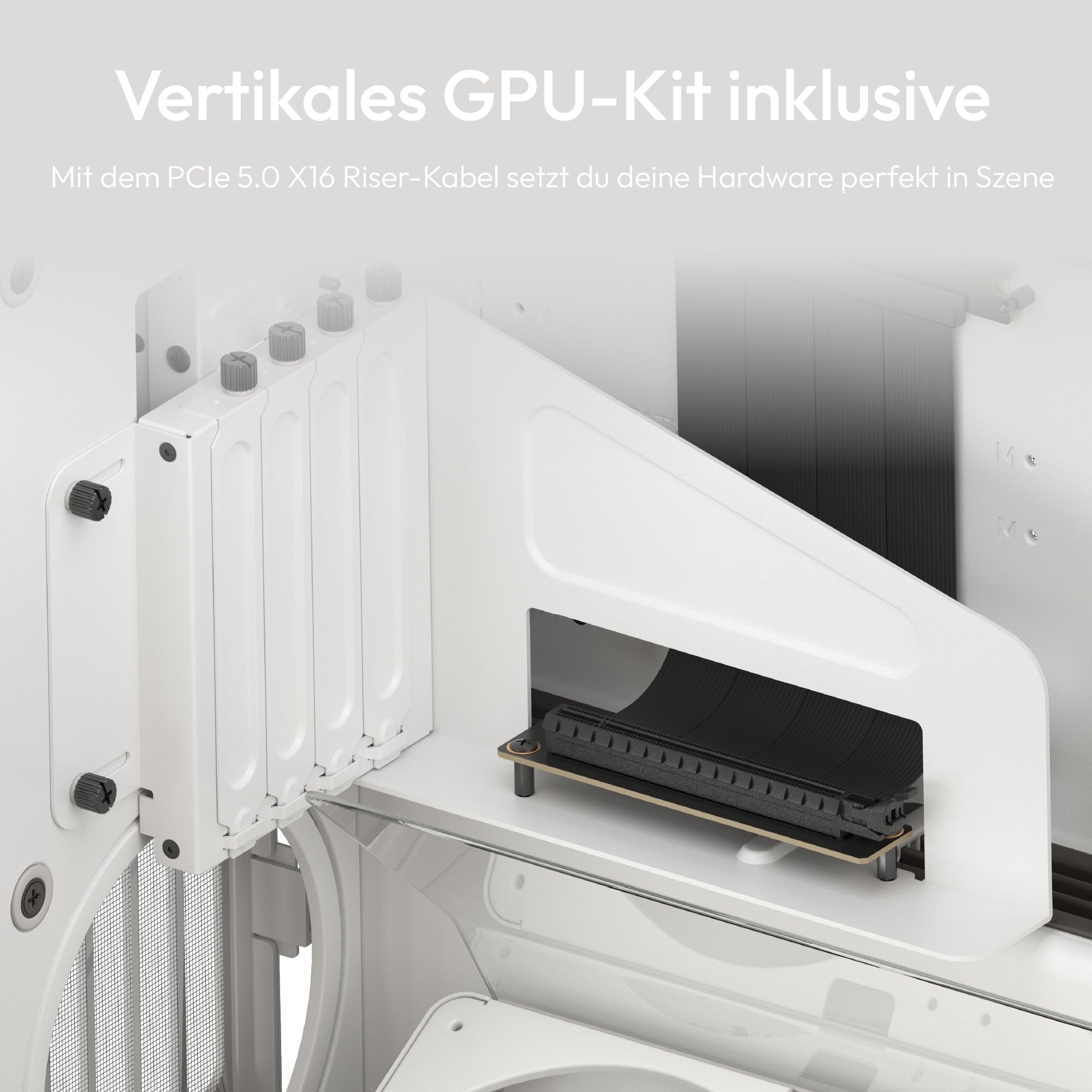 Havn HS 420 VGPU Dual-Chamber ATX Mid Tower PC Gehäuse Weiß – Bild 6