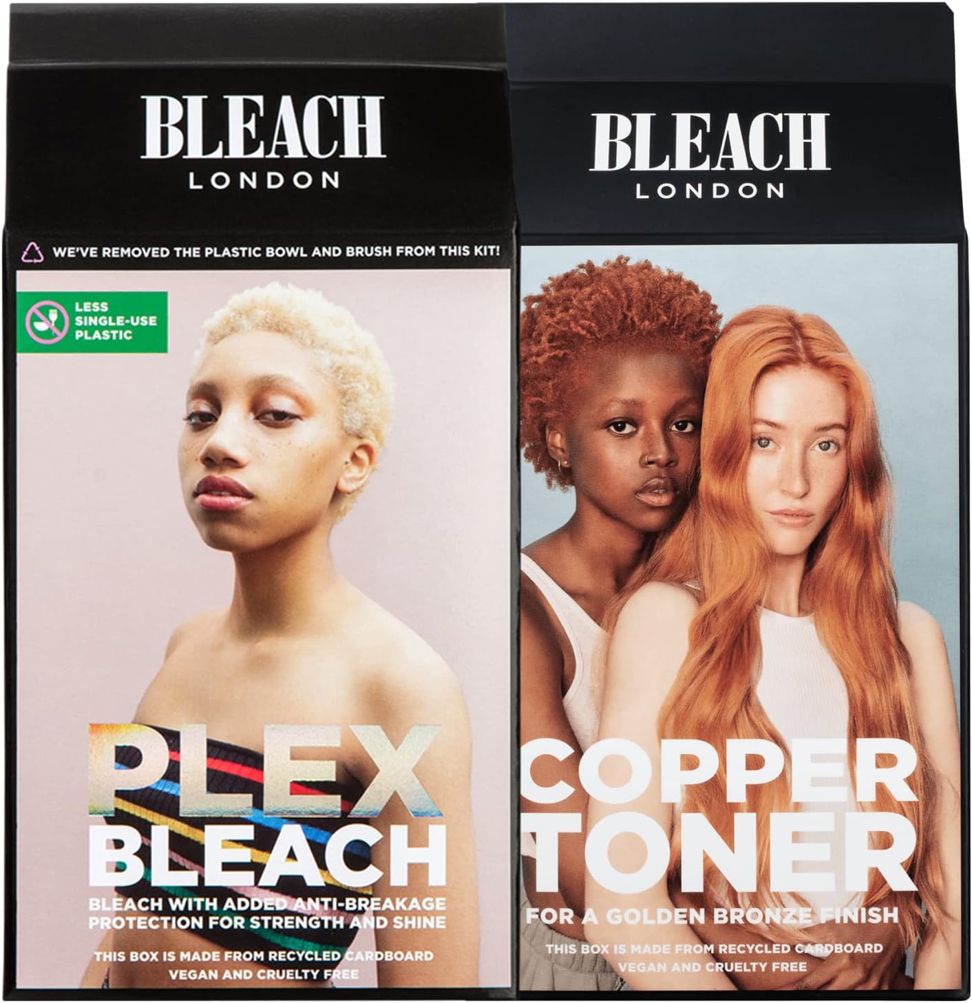 Bleach London Copper Base Set Plex Bleach Kit and White Toner Kit for