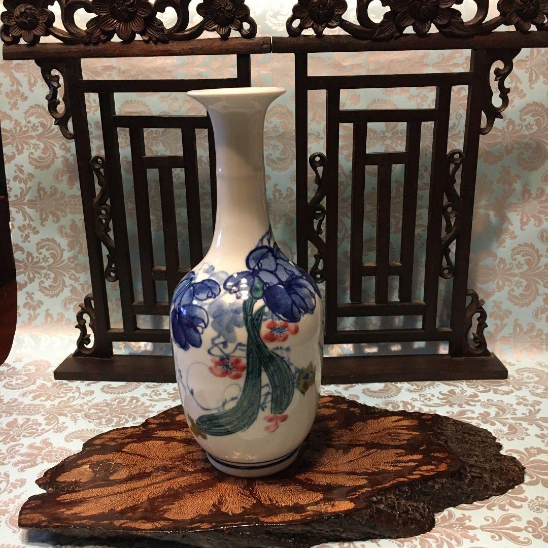 中国 景徳鎮 花瓶 景徳鎮の花瓶/中国/龍/花柄/骨董 | 骨董・アンティークのオンライン
