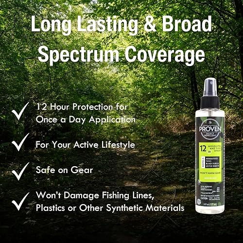 Miniatura 4 de Proven Aerosol repelente de insectos, mantiene alejados los mosquitos, garrapatas y moscas, repelente alternativo DEET, protección de hasta 12