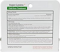 Vista 3 de Quantum SuperLysine+ Ungüento para tratamiento para el herpes labial, alivia el dolor, el ardor y la picazón, reduce el tiempo de curación a