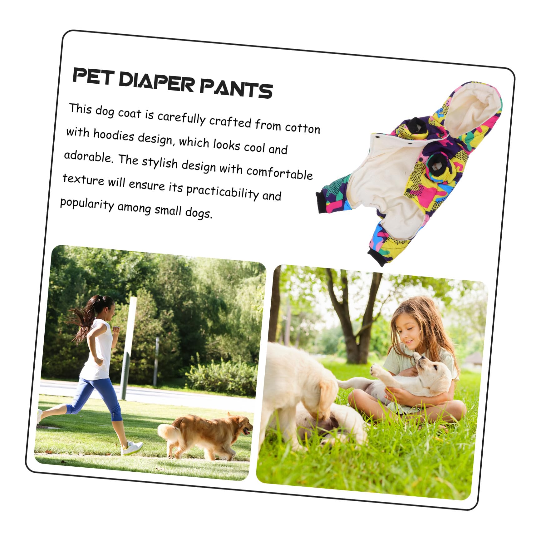 Kisangel 2stücke Wärmender Hundemantel Mit Kapuze Für Winter Dicke wasserdichte Daunenjacke Im Camouflage-Design Für Vierbeinige Freunde Für Und Outdoor-aktivitäten Schwarz Mit