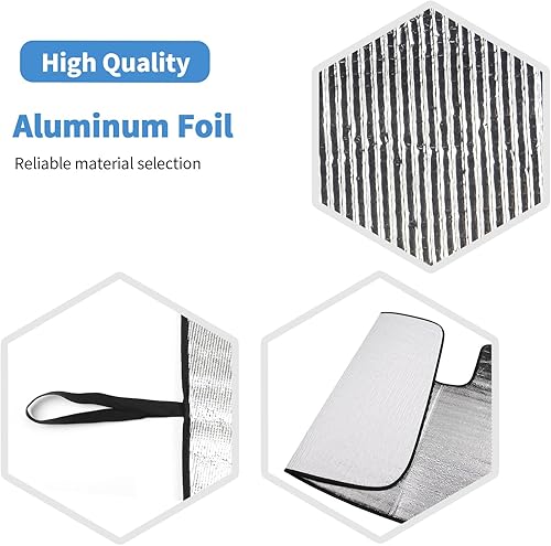 Miniatura 3 de RT-TCZ Parasol para parabrisas Silverado compatible con Chevrolet Silverado GMC Sierra 2019 2020 2021 2022