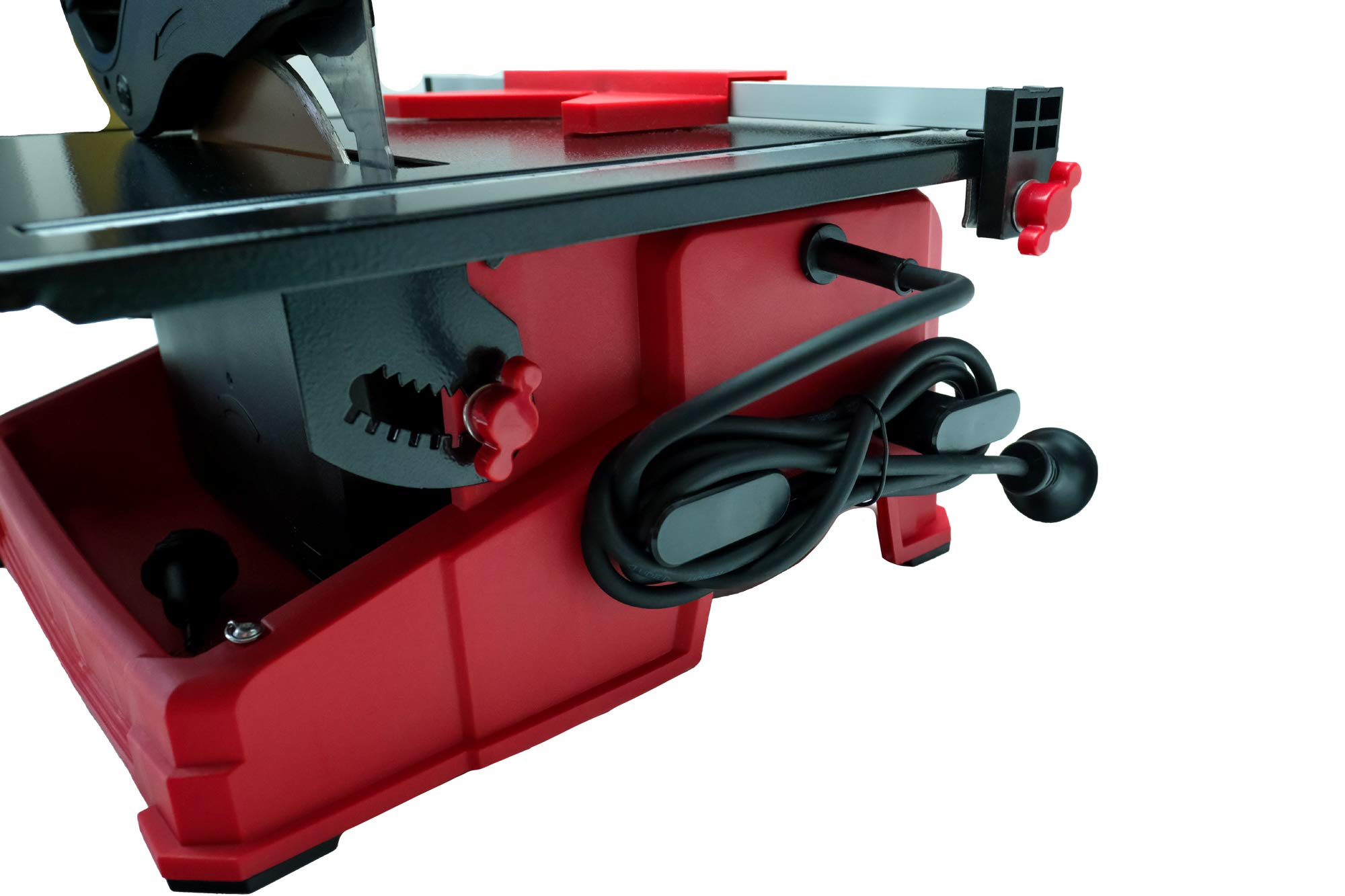 TC-820 Coupe-carreaux 800 W 2950 tr/min, table inclinable avec matériau antidérapant et graduation angulaire, disque à tronçonner diamanté de 180 mm de diamètre inclus