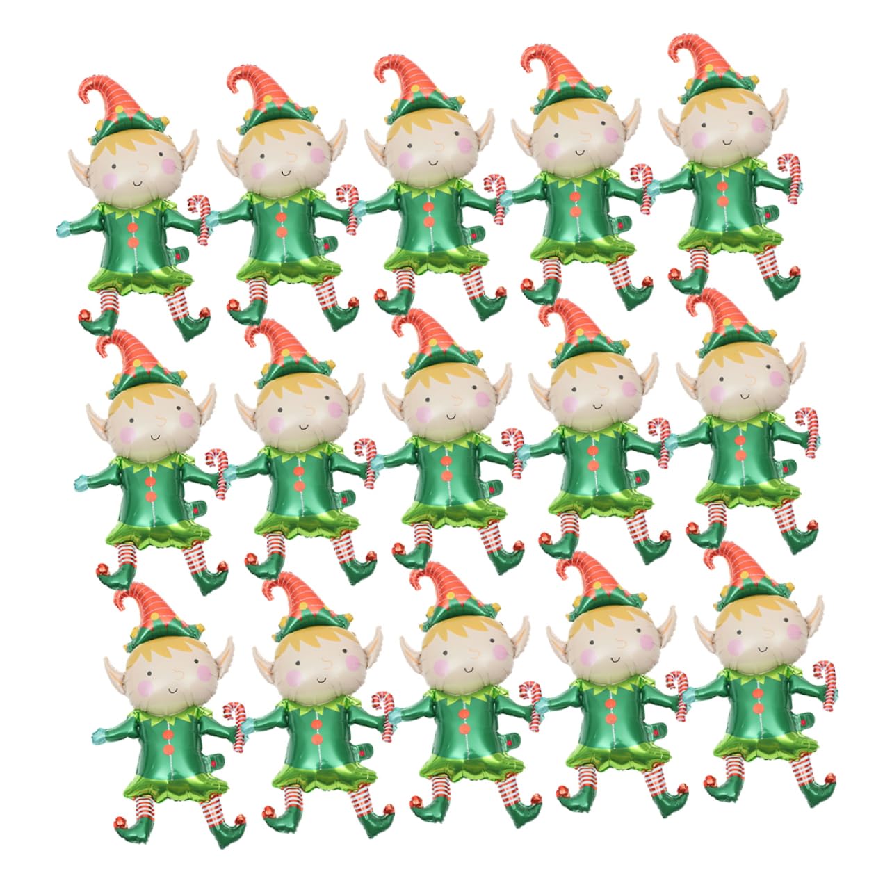 Ciieeo 50pièces Ballons Aluminium Décoratifs pour Noël Accessoires de Fête et Décoration Intérieure