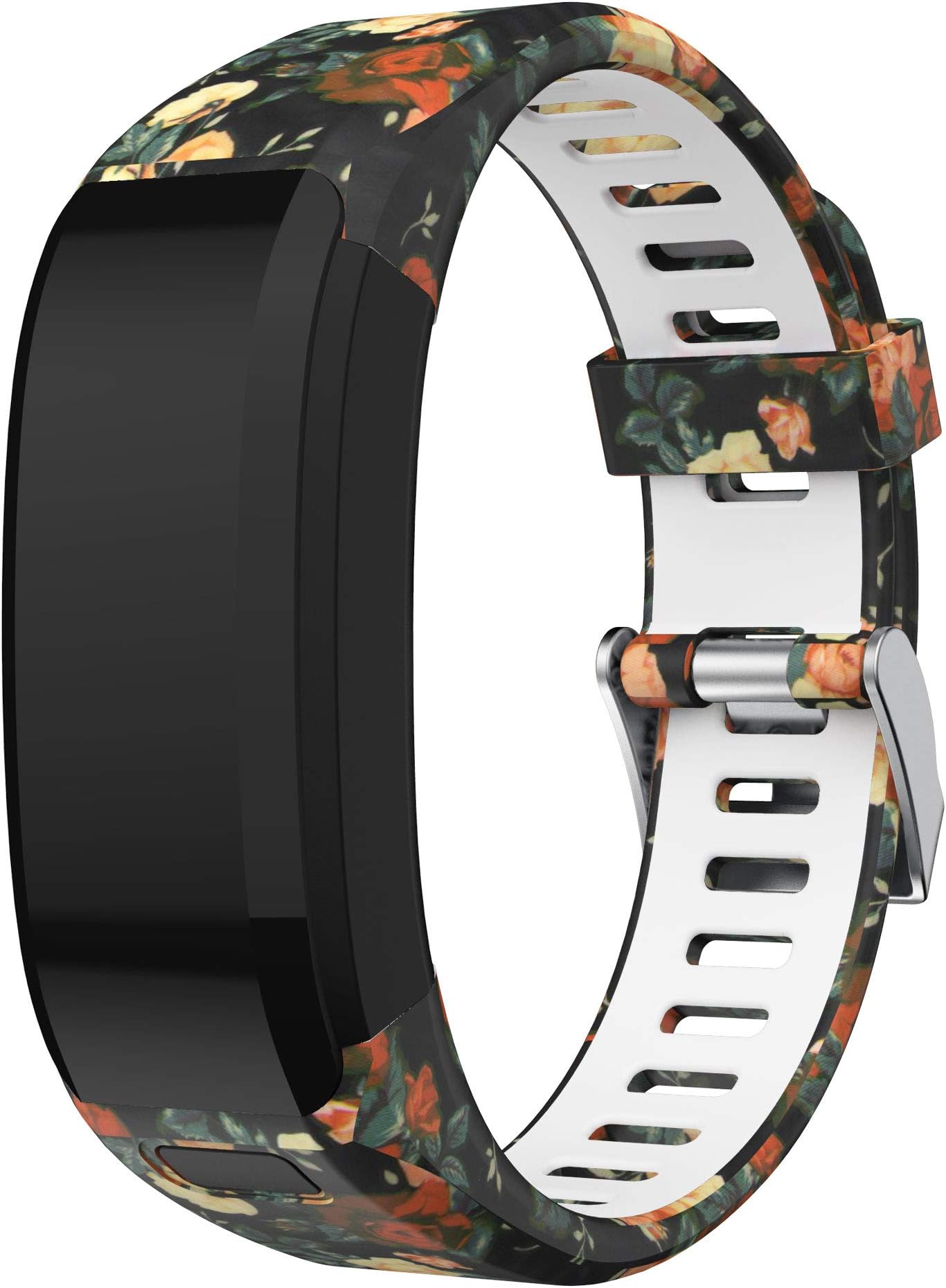 Younsea Compatible Garmin Vivosmart HR Watch Band, Accessories Adjustable Soft Silicone Replacement Wrist Watch Strap Designed for Garmin Vivosmart HR Smart Sport Watch