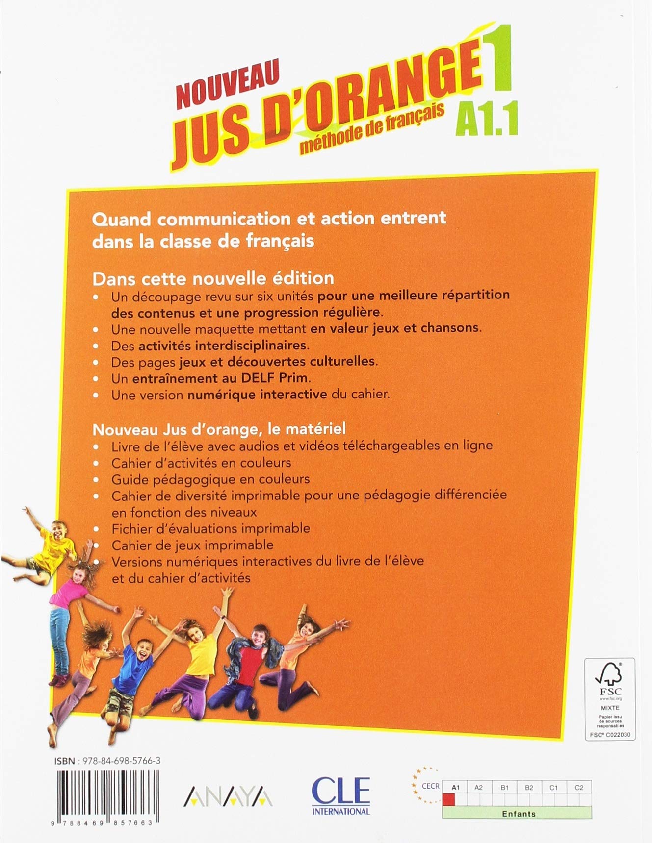 NOUVEAU JUS D'ORANGE 1 5 EP LIVRE DE L'ELEVE