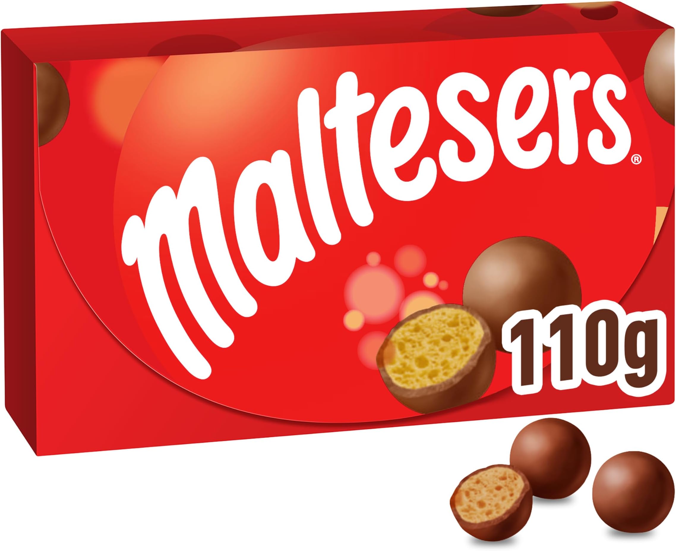 Maltesers Milk Chocolate Crunchy Honeycomb Centre Sweets Gift Box 110g