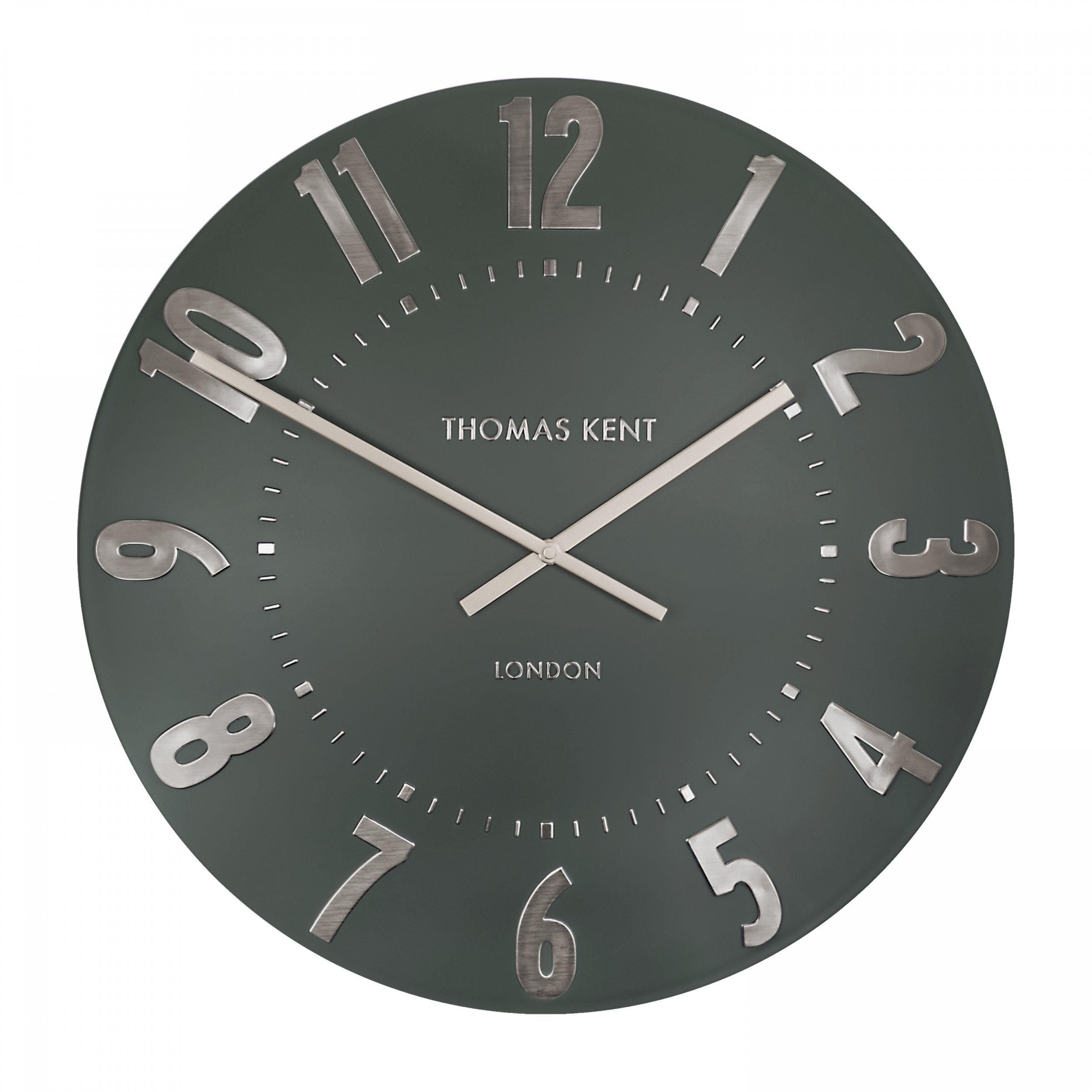 20"" 51cm Mulberry Wall Clock Olive Green - Thomas Kent