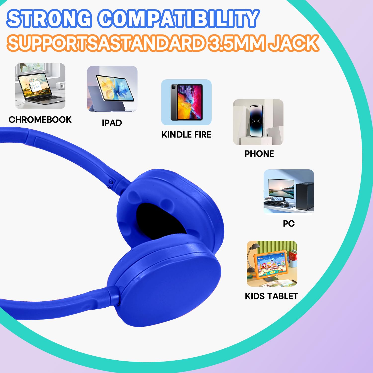CN-Outlet Kids Headphones Bulk 50 Pack for Classroom - Dettaglio
