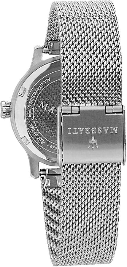 Amazon.co.jp: 【公式正規品】マセラティエポカ34 mmシルバーメタル