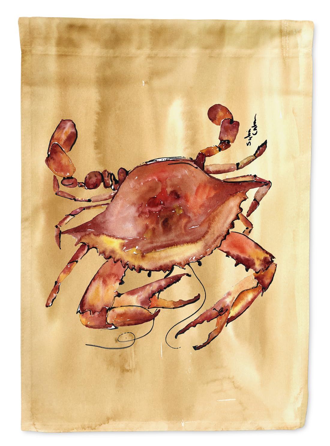 Drapeau de jardin crabe 8154 GF petite taille pour déco extérieure