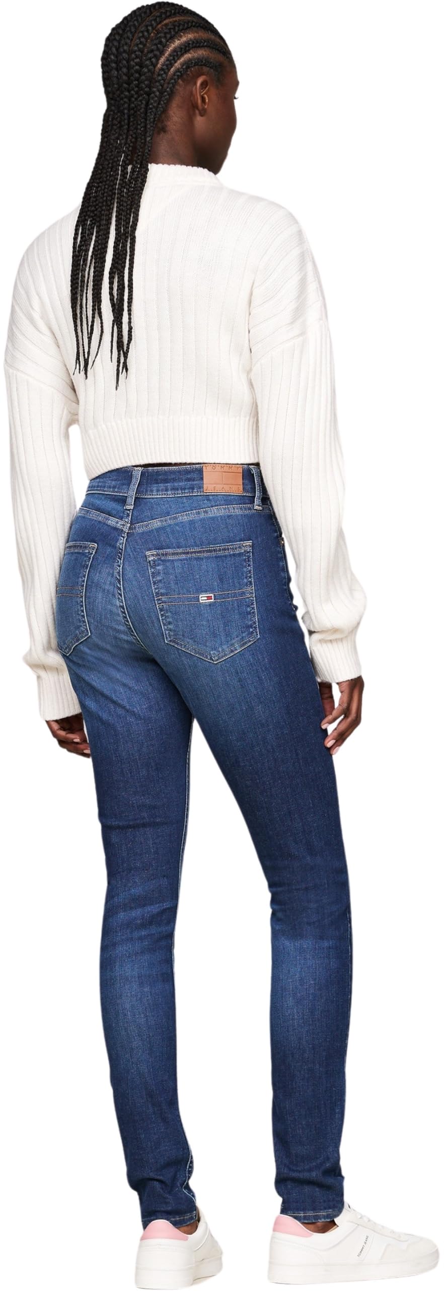 Tommy Hilfiger Skinny damskie, Ciemna dżinsowa, 33W / 32L