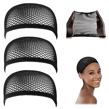 Black mesh wig cap Clearance