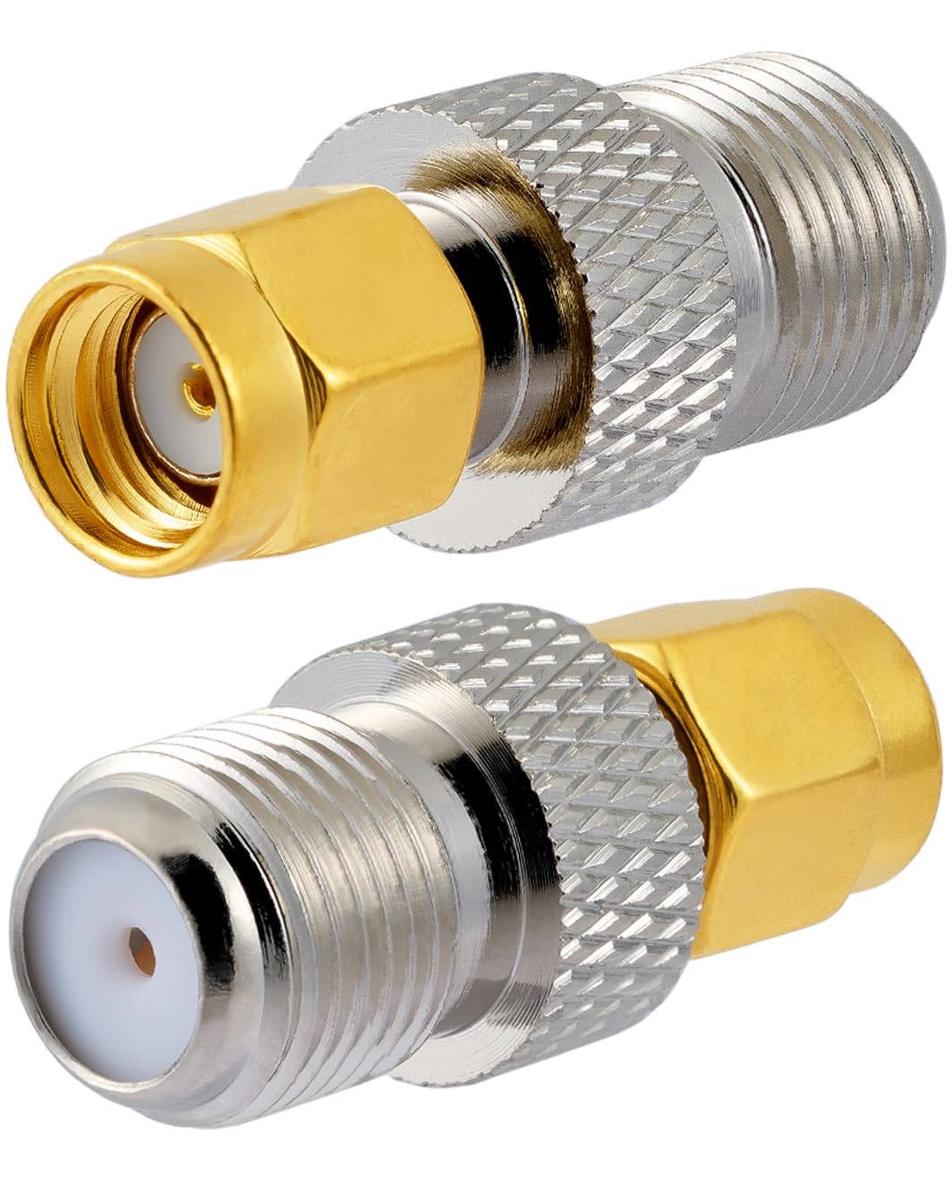 Connettore 50ohm 6Ghz Connettori RF Coassiali - 2 Pezzi Adattatore Da N Femmina A SMA Maschio, Per Frequenze Fino A 6Ghz Adattatore Coassiale Sma