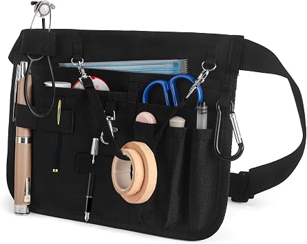 Nurse Fanny Pack for Women & Work, Nurse Pouch Belt, Stethoscope Holder
